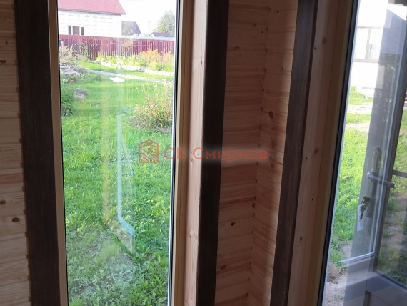 ПВХ окна крашенные