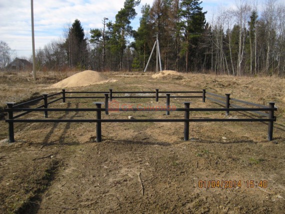 Свайно-винтовой фундамент