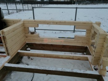 Фото №79: баня из бруса 118