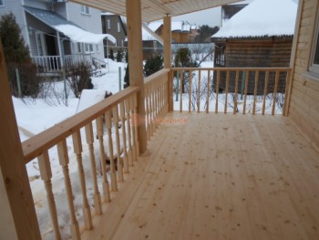 Фото №22: дом из бруса 140