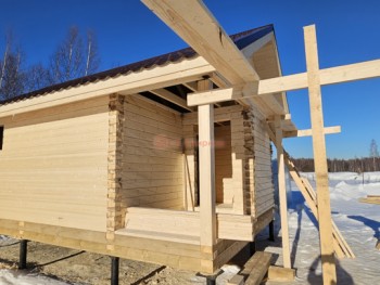 Фото №7: баня из бруса 143