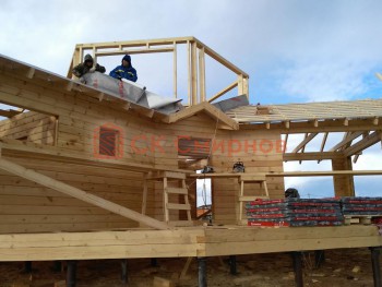 Фото №100: баня из бруса 33