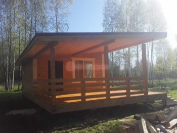 Фото №53: дом из бруса 69