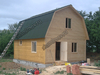 строительство бани из утепленного бруса