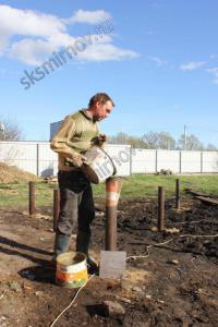 Заливаем бетон